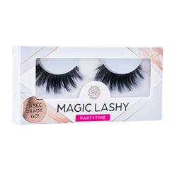 Picture of Artificial Eyelashes Reusable Band Eyelashes Transparent or Black Handmade Make-Up Magic Lashy (PARTYTIME)