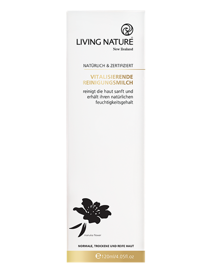 Bild von Living Nature - Vitalisierende Reinigungsmilch - 120ml