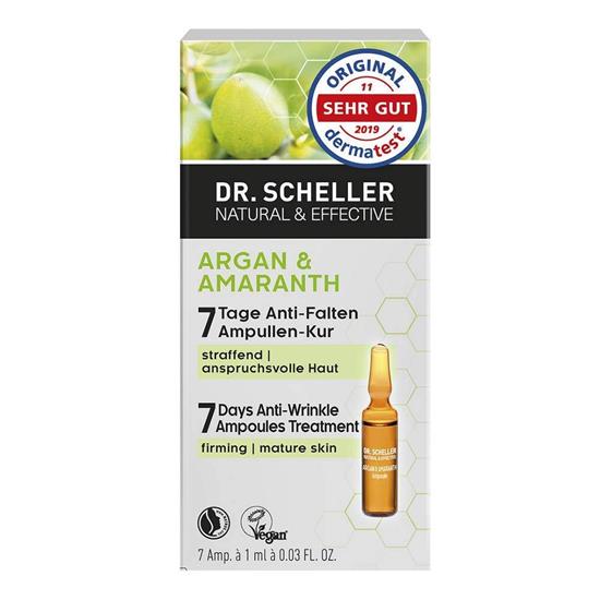 Bild von Dr. Scheller - Argan & Amaranth Anti-Falten Ampullenkur 7x -  Je 1ml