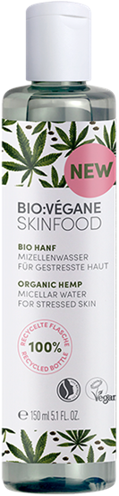 Bild von Bio:Végane Bio Hanf - Mizellenwasser - für gestresste Haut - 150ml