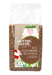 Bild von Mutter Natur - Bio Dutch Brown Bohnen getrocknet - 500 g