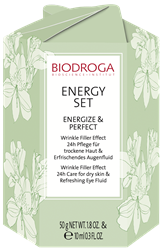 Bild von Biodroga Energy Set - 24h Pflege für trockene Haut und Augenfluid