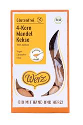 Bild von Werz - Bio 4-Korn Mandel Kekse Vollkorn - 150 g