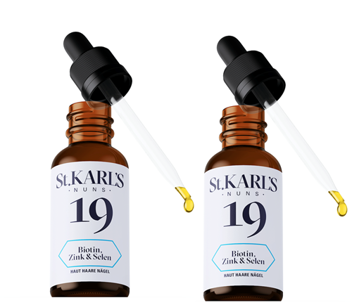 Bild von St. Karl's Nuns 19 - Balance Zink, Biotin und Selen - 2x 50 ml