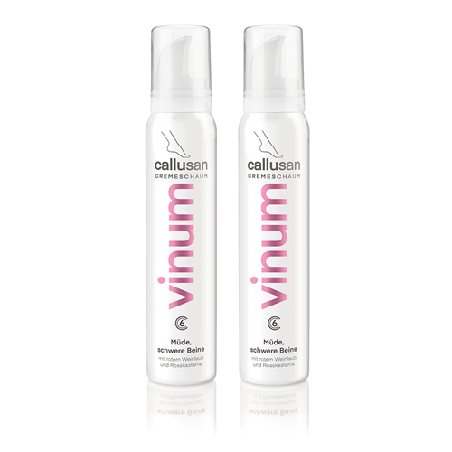 Bild von Callusan - Vinum - Cremeschaum für müde, schwere Beine - 2x 125 ml