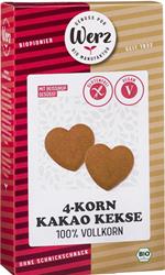 Bild von Werz - Bio 4-Korn Kakao Kekse, Vollkorn