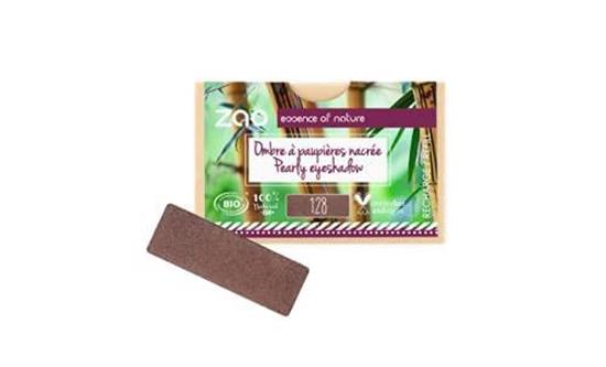 Picture of Zao - Refill / Refill Pack - Rectangle Eye Shadow Bio No. 128/Tiramisu Mother of Pearl - 1.3 g