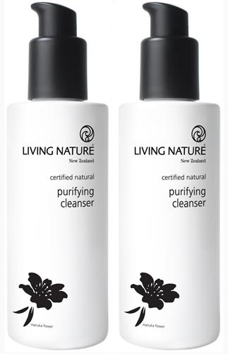 Bild von Living Nature - Klärendes Reinigungsgel - 2x120 ml