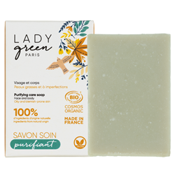 Picture of Lady Green Care Soap Face & Body, Purifying, 100g