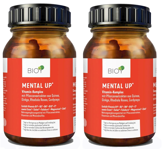 Bild von Bioy - Mental up Vitalstoffmischung für mehr Wohlgefühl und mentale Stärke