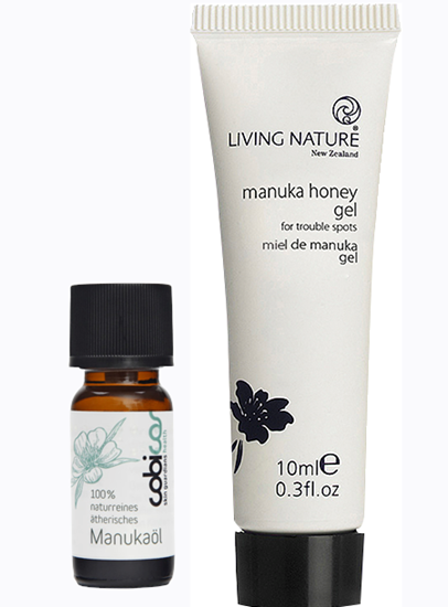 Picture of Living Nature Set - natural Manuka Oil - 10 ml + Manuka Honey Gel - 10 ml