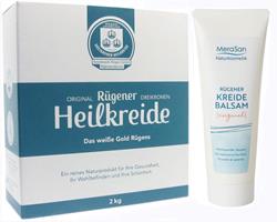 Bild von Merasan Set - Rügener Kreidebalsam 80 ml + Rügener Dreikronen Heilkreide 2kg