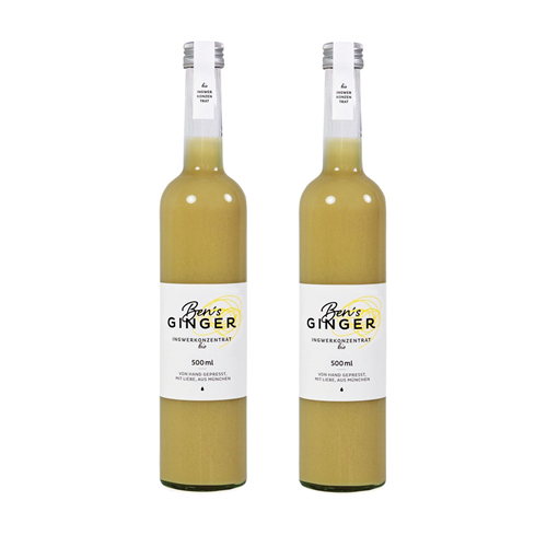 Bild von Ben's Ginger - Bio Ingwerkonzentrat - 2x 500 ml