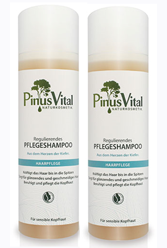 Bild von Pinus Vital - Haarpflege - Regulierendes Pflegeshampoo - 2x200 ml