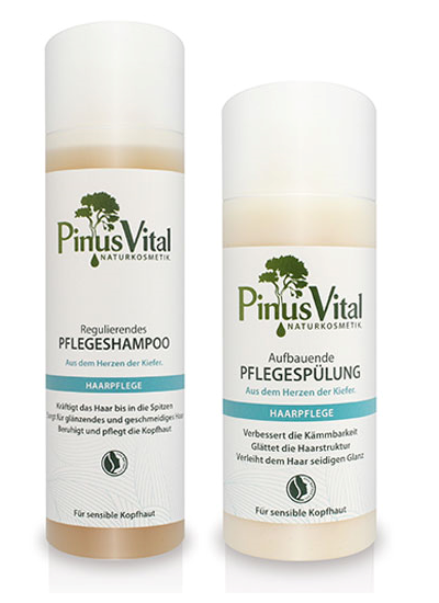 Picture of Pinus Vital Set - Regulierendes Pflegeshampoo 200 ml + Aufbauende Pflegespülung 150 ml