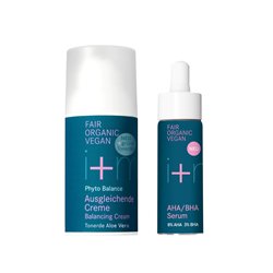 Bild von i+m - Phyto Balance - AHA/BHA Serum - 25 ml + i+m - Phyto Balance - Ausgleichende Creme - 30 ml