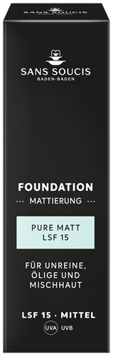 Bild von Sans Soucis - Pure Matte Foundation Light Beige - 30 ml