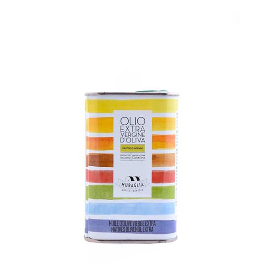 Bild von Muraglia - Natives Olivenöl Extra Regenbogen Kanister (Mittel Fruchtig) - 250 ml
