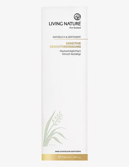 Bild von Living Nature - Sensitive Reinigungsmilch - 100 ml