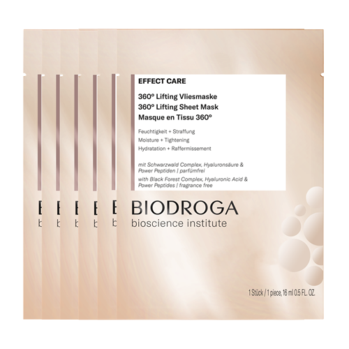 Bild von Biodroga Bioscience Institut - Effect Care - 360° Lifting Vliesmaske - 6 Stück