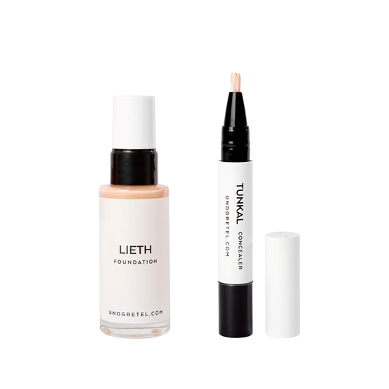 Bild von UND GRETEL - LIETH Foundation - Porcelain Beige 02 + TUNKAL Concealer - Light Beige 02