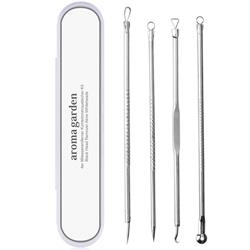 Bild von Aroma Garden - 4er Mitesserentferner Komedonenquetscher Set