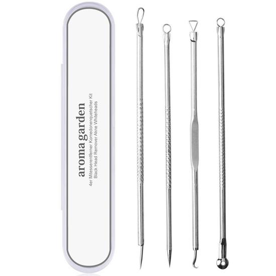 Bild von Aroma Garden - 4er Mitesserentferner Komedonenquetscher Set