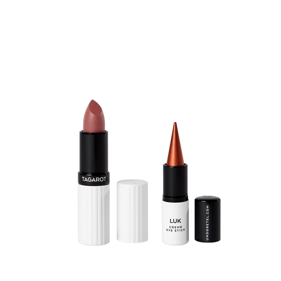 Bild von UND GRETEL - TAGAROT - Lipstick Rose Kiss 10 + LUK - Creme Eye Stick - Bronze 01