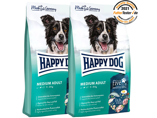 Bild von Happy Dog - Supreme fit & vital Medium Adult - 2x12kg