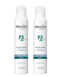 Bild von Allpresan - diabetic Schaum-Creme Mikrosilber + Repair - 2x 200 ml