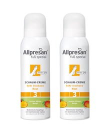 Bild von Allpresan - Fuß spezial Schaum-Creme Mango Nr. 3 - 2x 125 ml