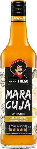 Bild von Papa Fuego - Maracuja - Fruchtiger Maracuja-Likör - mit 15% Alkohol - 0,7 l