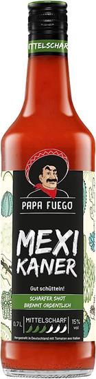 Picture of Papa Fuego - Mexikaner - Mittelscharfer Tomatenschnaps - mit 15% Alkohol