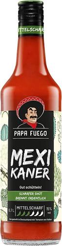 Picture of Papa Fuego - Mexican - Medium hot tomato brandy - with 15% alcohol - 0,7 l