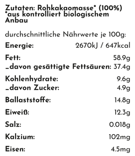 Picture of GoodMoodFood - Bio Rohkakao Drops - Wildsammlung Bolivien - 1kg