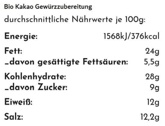 Bild von GoodMoodFood - Rohkakaomasse Peru 100% - 500g +  Bio Kakao Gewürzzubereitung - 45g