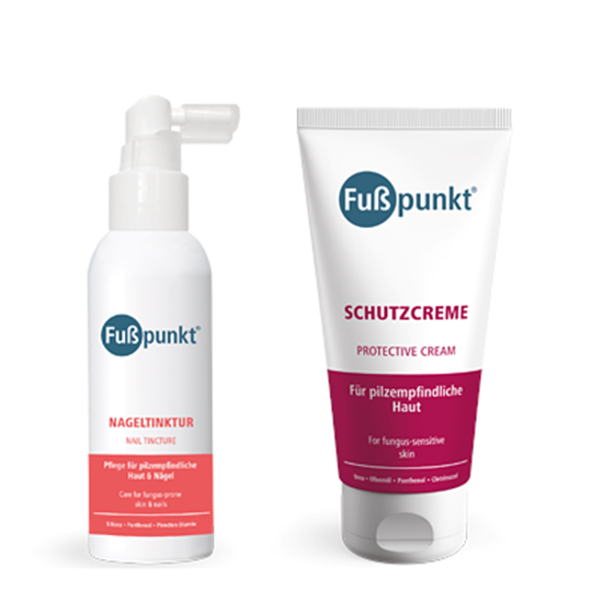 Bild von Fußpunkt - Schutzcreme 150 ml + Nageltinktur 100 ml