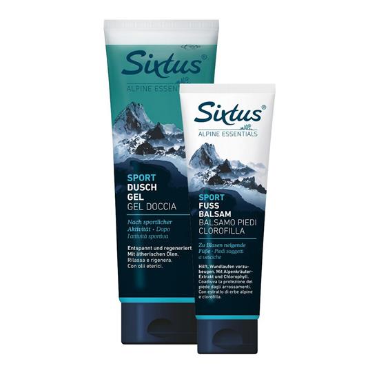 Bild von Sixtus - Sport Fussbalsam - 125ml + Sport Duschgel - 250ml