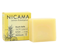 Picture of NICAMA - Shower Soap Lemon Eucalyptus for Body, Face & Hands - 100g