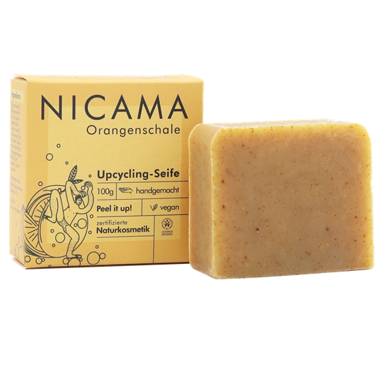 Picture of NICAMA - Upcycling soap orange peel with natural peeling effect -100g