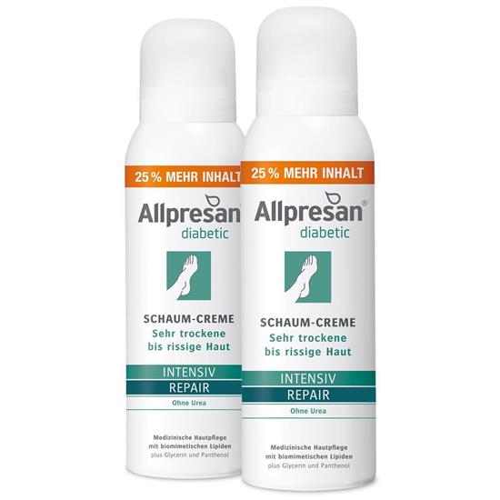 Bild von Allpresan - diabetic INTENSIV + REPAIR ohne Urea - 2x 125 ml