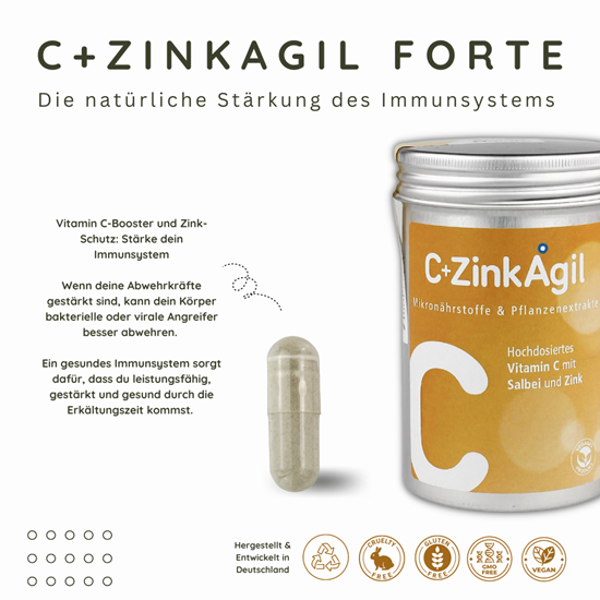 Bild von AgilNature - C+ZinkAgil - 48g