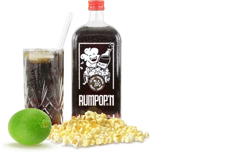 Bild von RUMPOP`N - Rum-Likör mit Popcorn-Geschmack - 20% Vol. - 0,7l