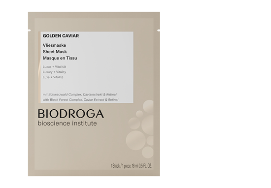Bild von BIODROGA  BIOSCIENCE INSTITUTE - GOLDEN CAVIAR - VLIESMASKE - 16ml