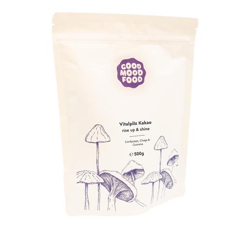 Bild von GoodMoodFood - Vitalpilz Kakao - Rise Up & Shine - 500g