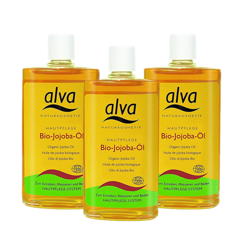 Bild von Alva - Bio-Jojoba-Öl - 3x 125 ml
