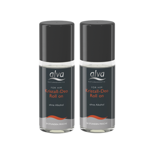 Bild von Alva - FOR HIM - Kristall Deo Roll On - 2x 50 ml