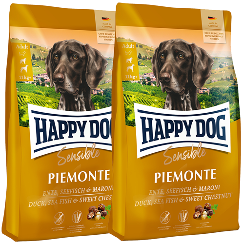Bild von Happy Dog - Sensible Piemonte - 2x10kg