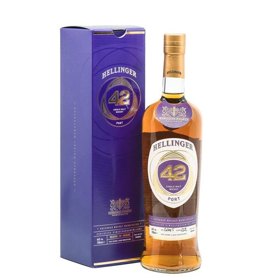 Picture of HELLINGER 42 Port - Saxon single malt whisky in single cask bottling 46% vol. alc. - 700ml