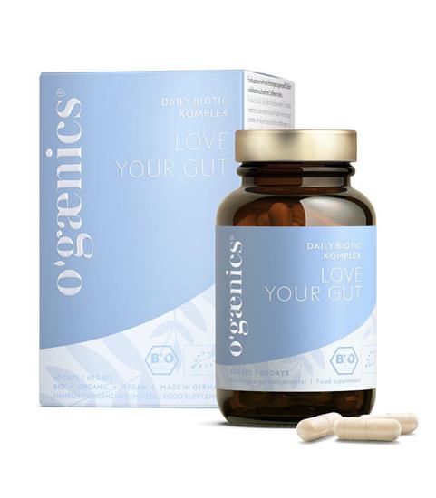 Bild von Ogaenics - Love Your Gut - Daily Biotic Komplex Bio - 60 Kapseln